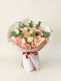 36 rosas blancas