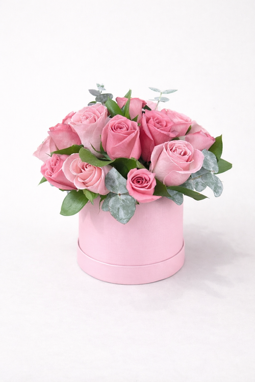 Caja 12 rosas