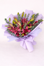Ramo lilys rosas