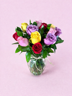 Florero 12 rosas