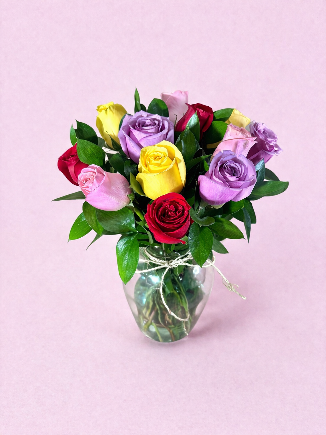 Florero 12 rosas