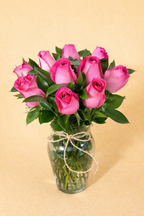 Florero 12 rosas