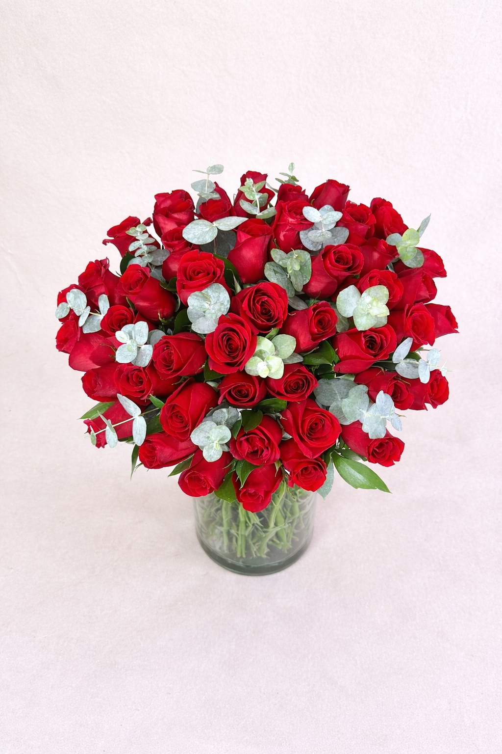 Florero 50 rosas
