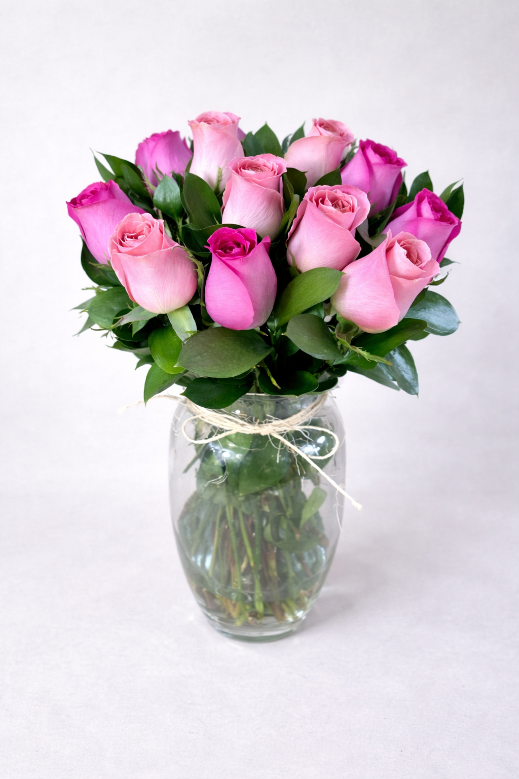 Florero 12 rosas