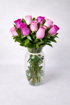 Florero 12 rosas