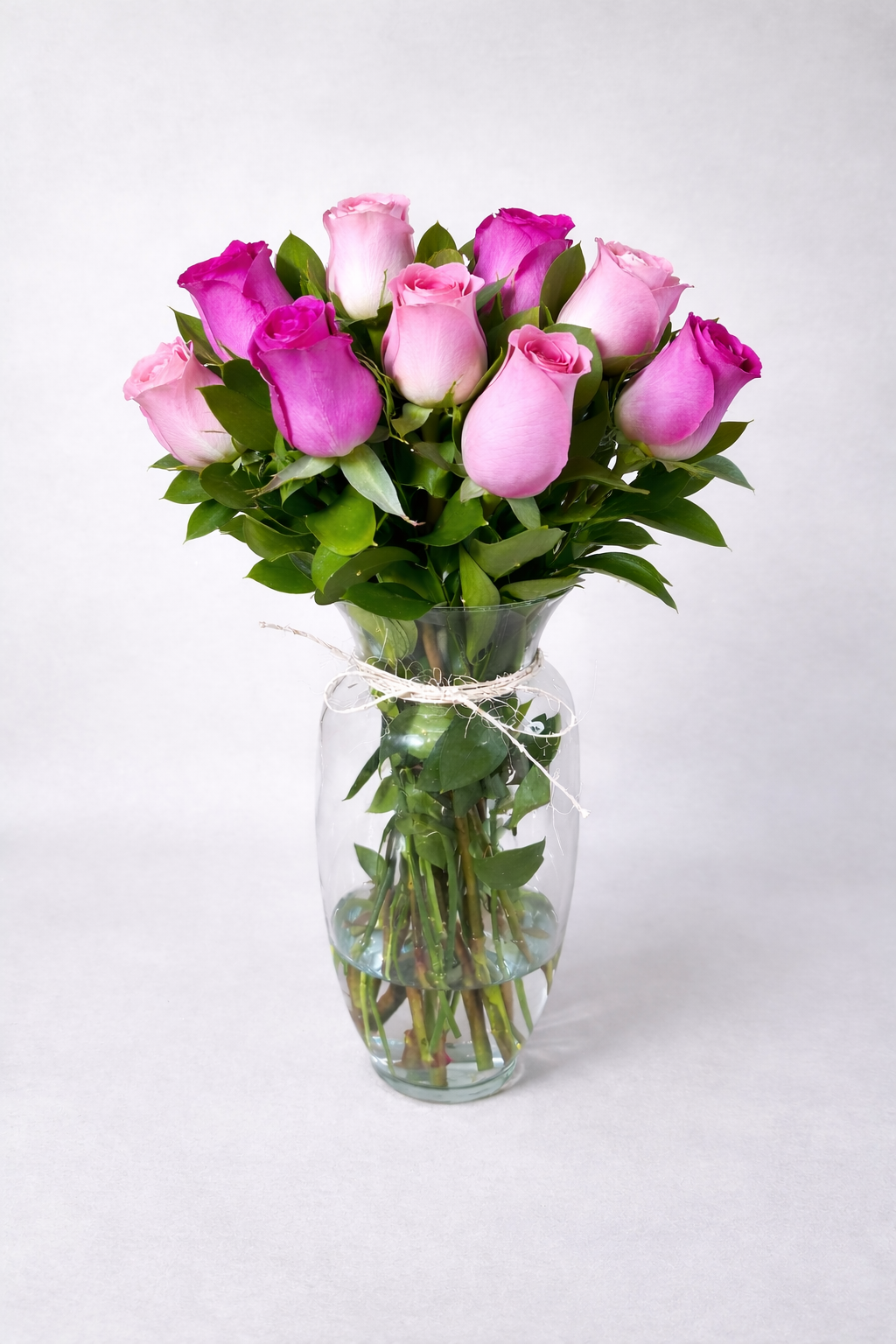 Florero 12 rosas
