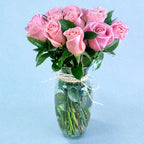 Florero 24 rosas rosas